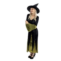 Magasin deguisement femme adulte pas de calais halloween sorciere noir vert