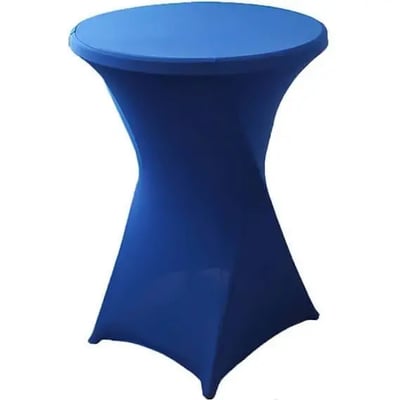 Magasin location textile pas de calais housse mange debout lycra bleu royal