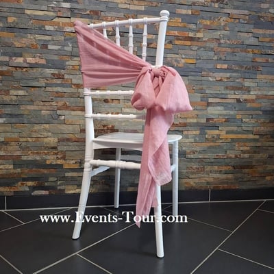 Magasin materiel de reception pas de calais location decoration noeud de chaise chiavari blanche