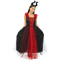 Magasin pas de calais deguisement halloween femme adulte sorciere malefique rouge et noir