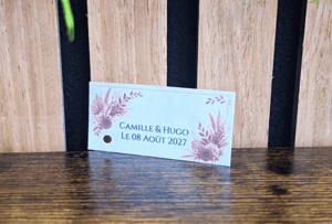 Magasin pas de calais etiquette a dragees personnalisable gourmandise