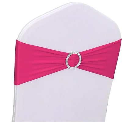 Magasin pas de calais location noeud de chaise rose fuchsia avec anneau