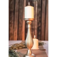 Magasin pas de calais location porte bougie bois dore or metallise bougeoir