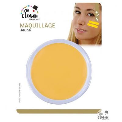 Maquillage fard gras jaune