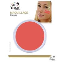 Maquillage fard gras orange