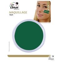 Maquillage fard gras vert