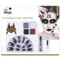 Maquillage fete halloween sorciere