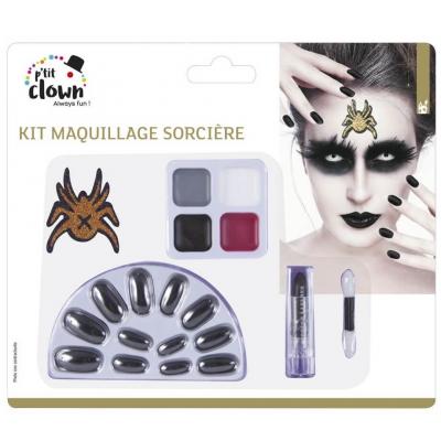 Kit de maquillage Halloween: Sorcière (x1) REF/12800