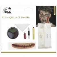 Maquillage fete halloween zombie