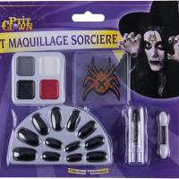 Maquillage halloween sorciere