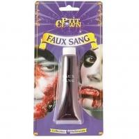 Maquillage halloween vampire zombie slahser faux sang en gel