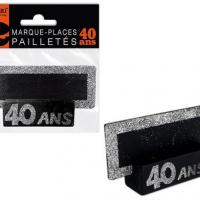 Marque place anniversaire argent 40ans 1