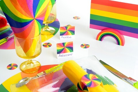 Marque place arc en ciel 4