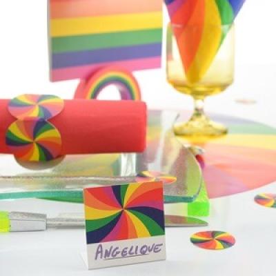 Marque place arc en ciel 5