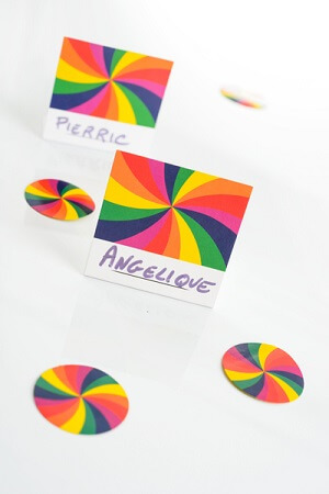 Marque place arc en ciel 6