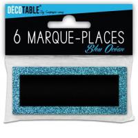 Marque place ardoise bleu ocean