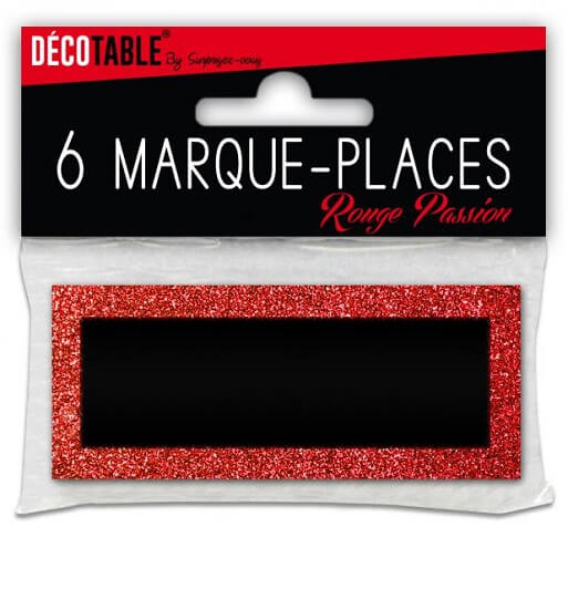 Marque place ardoise rouge 1