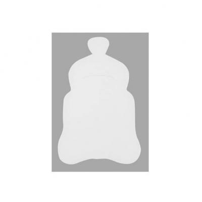 Marque place etiquette bapteme biberon blanche