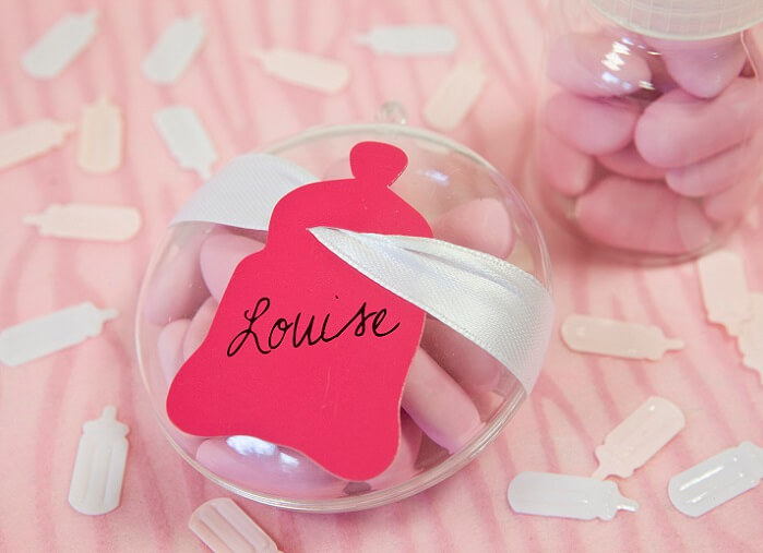 Marque place biberon fuchsia 1