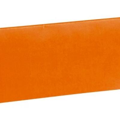 Marque-place rectangle orange (x10) REF/3013