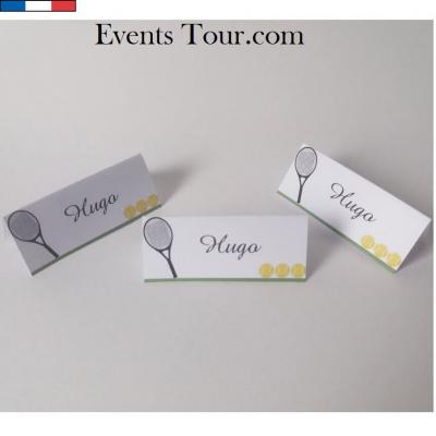 Marque-place chevalet sport: Tennis (x8) REF/10462