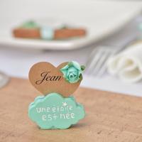 Marque place coeur mariage sur nuage