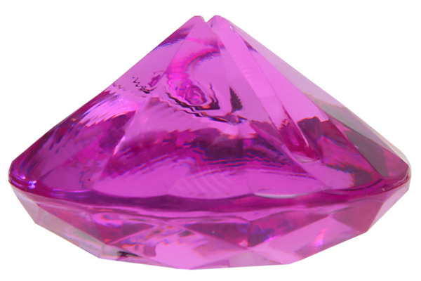 Marque-place diamant fuchsia (x4) REF/4127