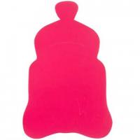 Marque place etiquette bapteme biberon rose fuchsia