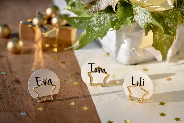 Marque place etoile or 1