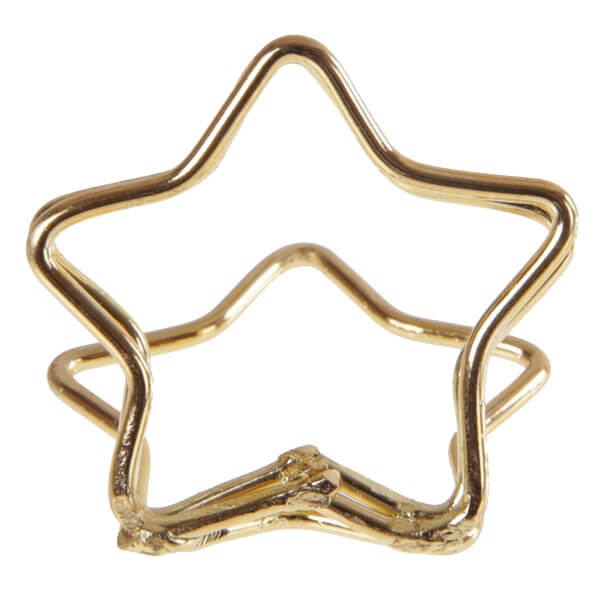 Marque place etoile or 3