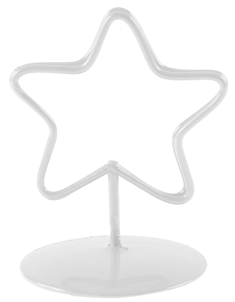 Marque place etoiles blanc