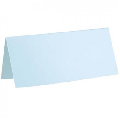 Marque-place rectangle bleu ciel (x10) REF/3013