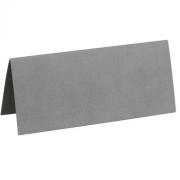 Marque-place rectangle gris (x10) REF/3013