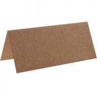 Marque place rectangle chevalet naturel kraft