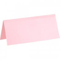 Marque place rectangle chevalet rose