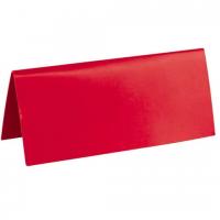 Marque place rectangle chevalet rouge