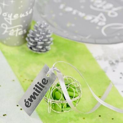 Decoration de marque place argent