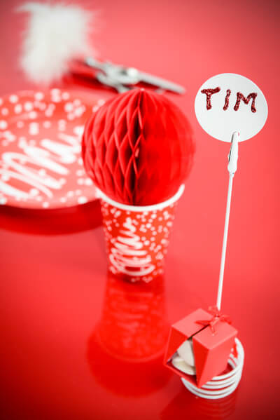 Marque place rond blanc 2