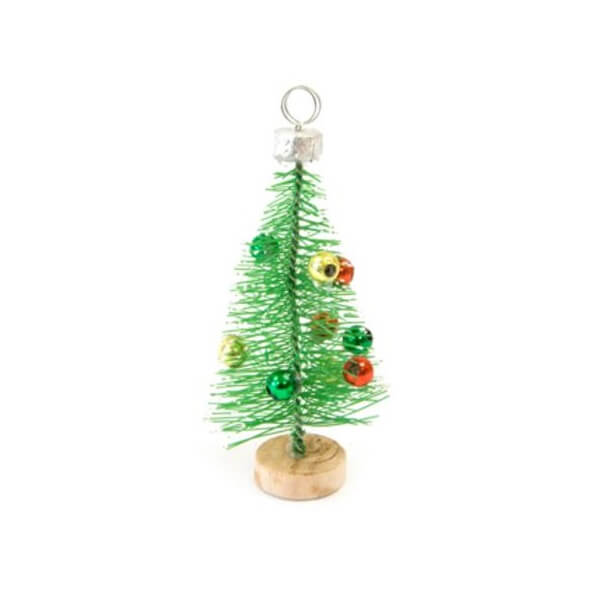 Marque place sapin de noel vert