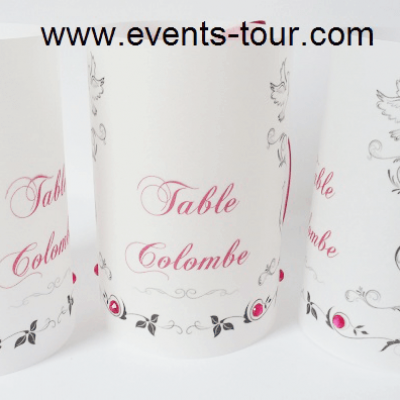 Marque table colombe
