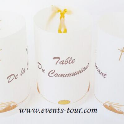 Marque table communion