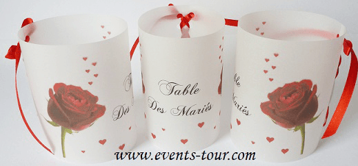 Marque table mariage 5