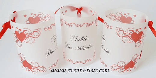 Marque table mariage 6