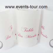 Marque-table photophore: Musical party (x2) REF/10258