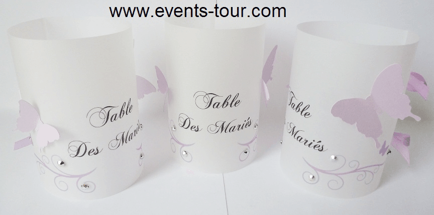 Marque table papillon 5