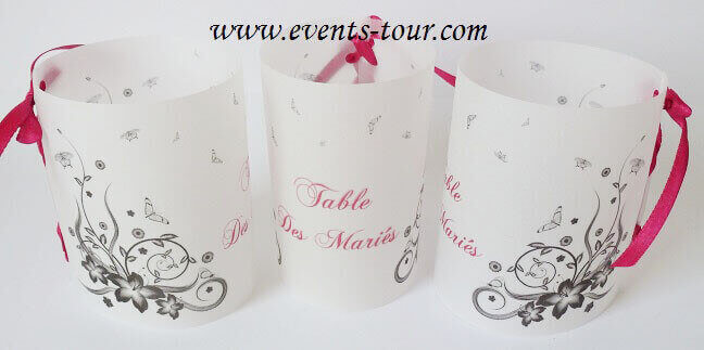 Marque table papillon