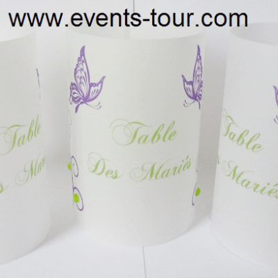 Marque table papillon