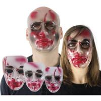 Masque adulte sanglant halloween transparent