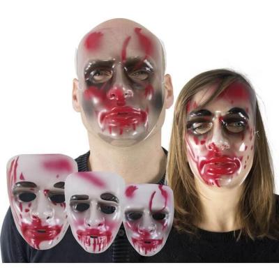 Masque adulte Halloween transparent avec sang (x1) REF/56210