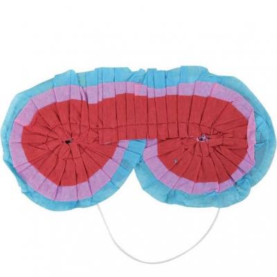 1 Masque bandeau pour Piñata bleu, rouge et fuchsia REF/82089